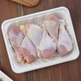 9.25x7.25x1.25” 4P Meat and Produce Fiber Tray