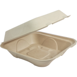 9x9x3" Fiber Clamshell