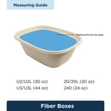 8.7x6.7x2.1" (30 oz) Fiber Box