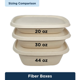 8.7x6.7x2.1" (30 oz) Fiber Box, Laminated