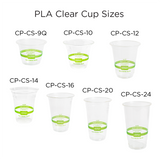 24 oz Cold Cup, Clear PLA
