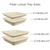 8x8" Fiber Linear Takeout Container