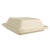 8x8" Fiber Linear Takeout Container, Shallow