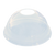 Dome Lid with Straw Hole - 12-22 oz Paper Cold Cups, Clear