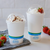 Dome Lid with Straw Hole - 12-22 oz Paper Cold Cups, Clear