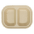 8x6x1.5" (14 oz) Fiber Container, 2-Compt