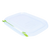 Lid - 8x6" Fiber Containers, Clear PLA, Stripe
