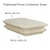 13x6x1" Flatbread Pizza Box