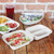 8x5x3" Fiber Taco Box, 2-Compt