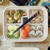 12x9.5x2” Fiber Bento Box, 5-Compt