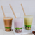 9" Kraft Paper Jumbo Straw, Wrapped