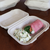 9x6x3" Fiber Hoagie Box, Laminated