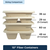 10x7.5x1.5" (36 oz) Fiber Container