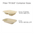 8x6x1.5" (17 oz) Fiber Container, Laminated