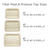 8.6x6.5x1.25” 3P Meat and Produce Fiber Tray, Laminated