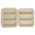 9x8x3" Fiber Taco Box, 3-Comp