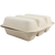 9x8x3" Fiber Taco Box, 3-Comp