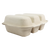 8x7x3" Fiber Taco Box, 3-Compt