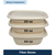 8.7x6.7x2.1" (30 oz) Fiber Box, Laminated