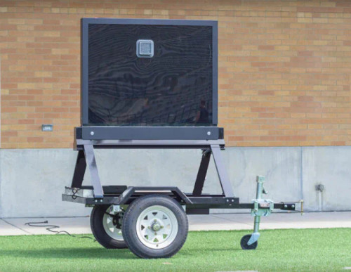 Trailer, Bolted-On A-Frame (For 30″ Digit Play Clocks/Pitch , 13″ PT & 8″ Scoreboard)