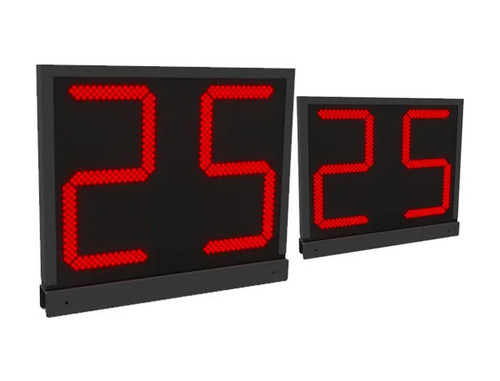 30″ Play Clock Package – 2 Play Clocks, Wrist Controller & LCD Controller