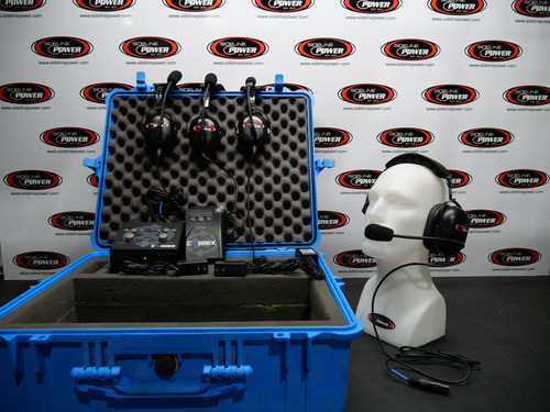 CoachComm Connex Headsets – 2 up 2 down setup (Black)