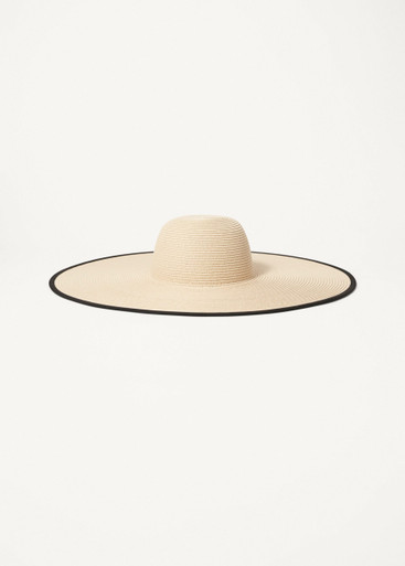 Wide-Brim Straw Hat