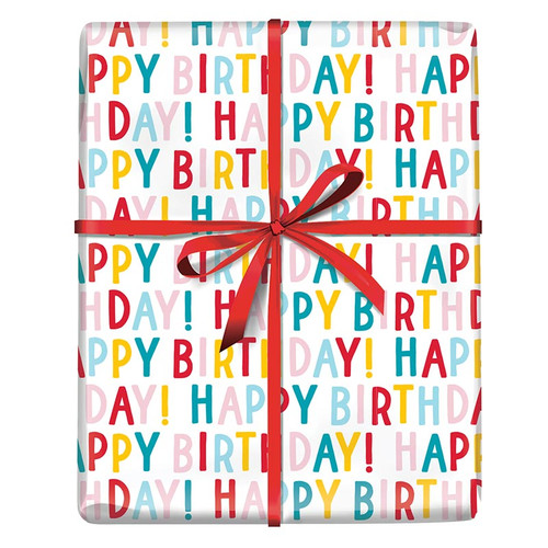 Wrapping Paper - Happy Birthday - 10ft