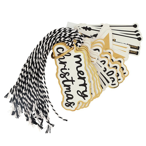 Gift Tag Book - Ivory + Black