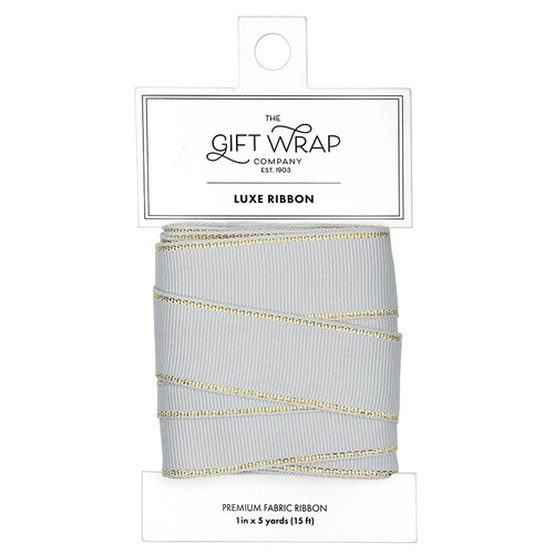 Luxe Ribbon - Light Silver