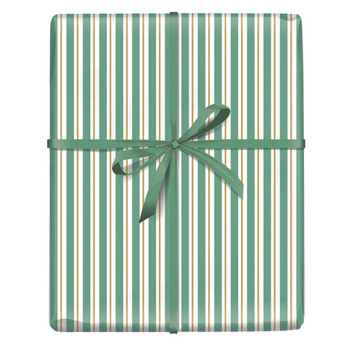 Wrapping Paper - Sage Stripes