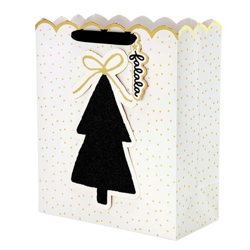 Large Gift Bag - Tree with Gold Stars