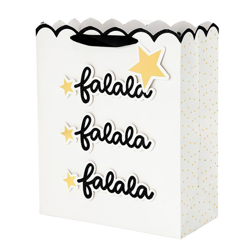 Large Gift Bag - FALALA + Gold Stars