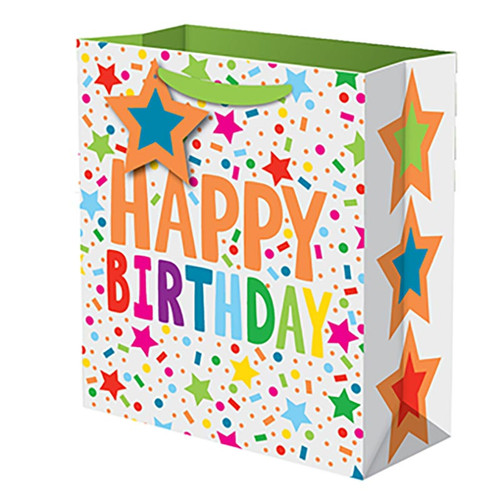 HAPPY BDAY STARS MD BAG 02-191682PC