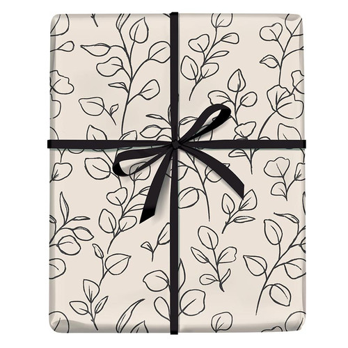 BLACK/CREME BOTANICAL FLAT 3PC 58-189207