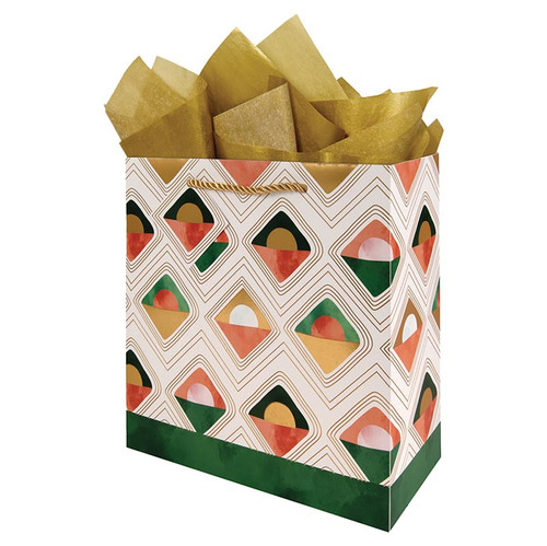 SUNSET TILES MED SQ GIFT BAG 4710-27