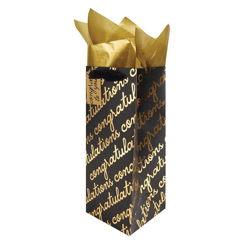 BOTTLE BAG CONGRATS SCRIPT 4873-05
