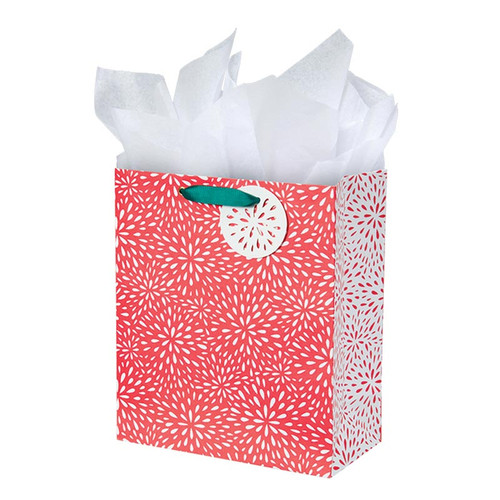 Red Petals Gift Bag - Medium