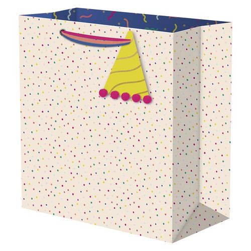 Happy Birthday Dots Gift Bag - Medium