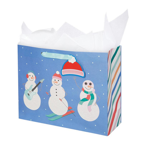 Jolly Snowman Gift Bag - Large Vogue
