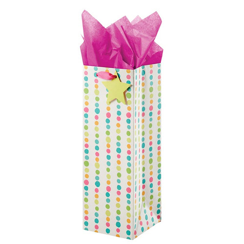 Bright Dots Gift Bag - Bottle