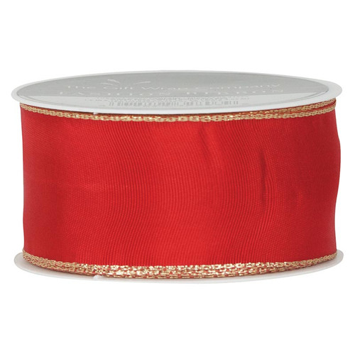 Gold Edge Wired Ribbon