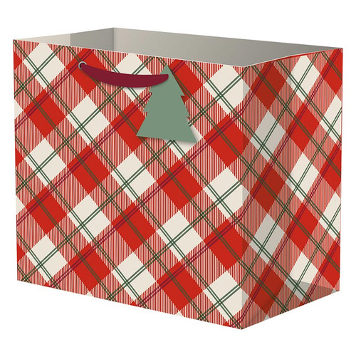 Traditional Plaid Gift Bag - Vogue