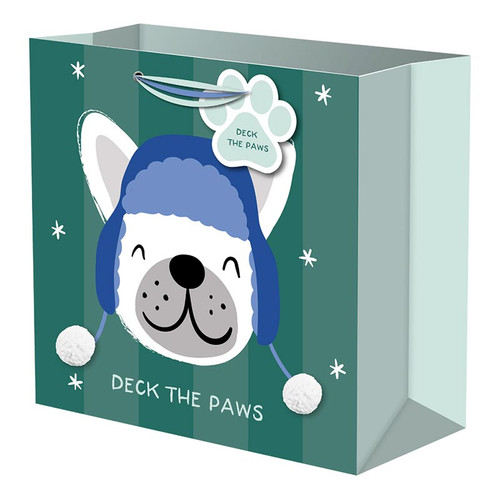 Festive Pets Frenchie Gift Bag - Large