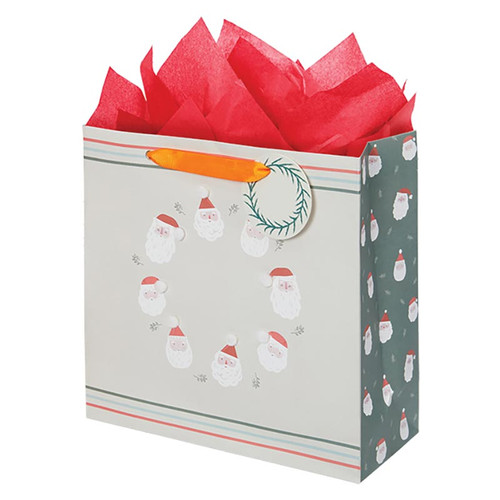 Ho-Ho Hoop Gift Bag - Medium Square
