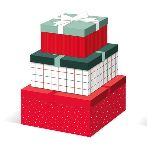 Gift Box Nested - Simple Print Square 