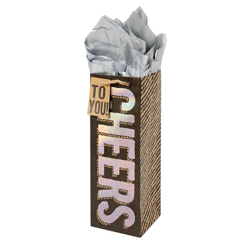 Chrome Cheer Gift Bag - Bottle