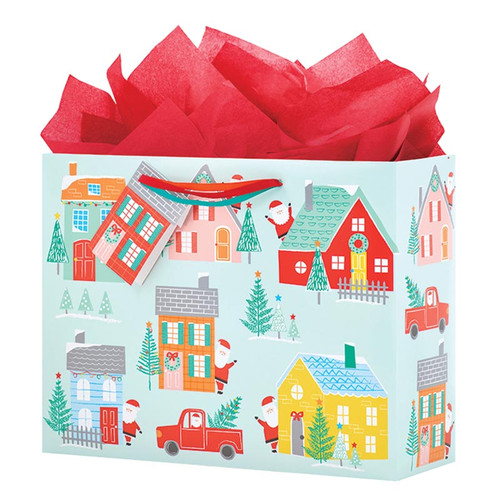 Santas Village Gift Bag - Large Vogue