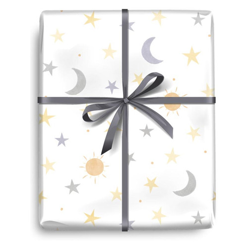 Sun Moon Stars Wrapping Paper - 5FT
