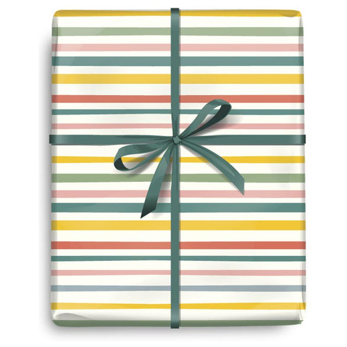 Always On The Go Stripe Wrapping Paper - 5FT